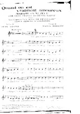 descargar la partitura para acordeón Quand on est vraiment amoureux (Madame on ne peut) (De l'opérette : Un soir de réveillon) en formato PDF