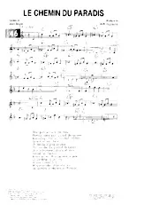 scarica la spartito per fisarmonica Le chemin du paradis (Fox Chanté) in formato PDF