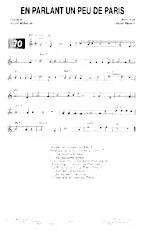 scarica la spartito per fisarmonica En parlant un peu de Paris (Marche) in formato PDF