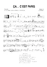 download the accordion score Ça c'est Paris (Marche) in PDF format