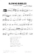 download the accordion score Blowing Bubbles (I'm forever Blowing Bubbles) in PDF format