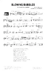 descargar la partitura para acordeón Blowing Bubbles (I'm forever Blowing Bubbles) en formato PDF