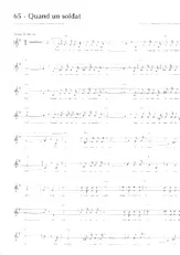 scarica la spartito per fisarmonica Quand un soldat (Chant : Yves Montand) in formato PDF