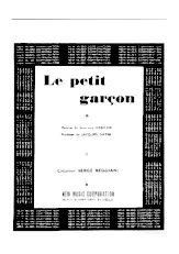 télécharger la partition d'accordéon Le petit garçon au format PDF