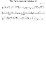 download the accordion score Allo Paris (Parties Cuivres) in PDF format