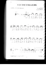 télécharger la partition d'accordéon Elle est d'ailleurs (Arrangement de : Raymond Gimenez) au format PDF