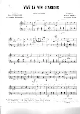 descargar la partitura para acordeón Vive le vin d'Arbois (Valse) en formato PDF