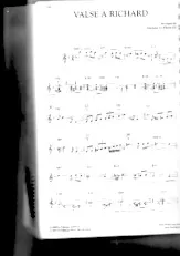 descargar la partitura para acordeón Valse à Richard en formato PDF