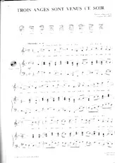 descargar la partitura para acordeón Trois anges sont venus ce soir en formato PDF