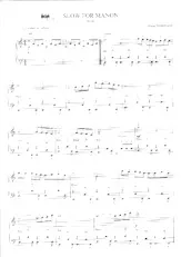 descargar la partitura para acordeón Slow for Manon en formato PDF