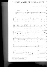 descargar la partitura para acordeón Santa Maria de Guadaloupe en formato PDF