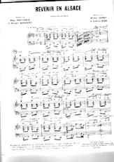 download the accordion score Revenir en Alsace (Tango) in PDF format