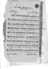 scarica la spartito per fisarmonica Quand Madelon (Marche) in formato PDF