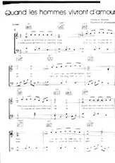 download the accordion score Quand les hommes vivront d'amour in PDF format