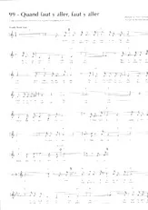 download the accordion score Quand faut y aller faut y aller in PDF format