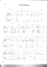 scarica la spartito per fisarmonica Noël blanc in formato PDF