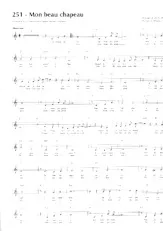 descargar la partitura para acordeón Mon beau chapeau en formato PDF