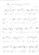 scarica la spartito per fisarmonica Welcome to the Carlton (Médium Swing) in formato PDF