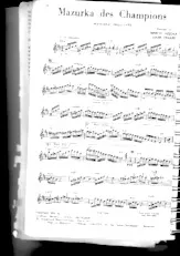 download the accordion score Mazurka des champions in PDF format