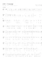 download the accordion score L'orange in PDF format