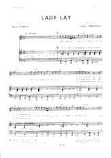 descargar la partitura para acordeón Lady Lay en formato PDF