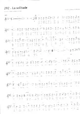 download the accordion score La solitude in PDF format