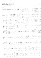 descargar la partitura para acordeón La solitude en formato PDF