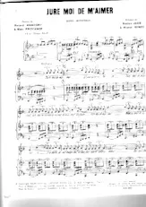 scarica la spartito per fisarmonica Jure moi de m'aimer (Slow Rock) in formato PDF