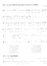 download the accordion score Je ne chante pas pour passer le temps in PDF format