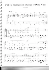 download the accordion score J'ai vu maman embrasser le Père Noël in PDF format