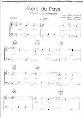 scarica la spartito per fisarmonica Gens du pays (Chant d'anniversaire) in formato PDF