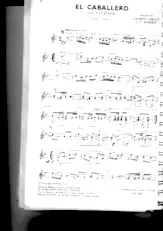 télécharger la partition d'accordéon El Caballero (Le Cavalier) (Paso Doble) au format PDF