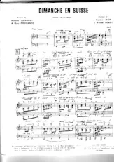 descargar la partitura para acordeón Dimanche en Suisse en formato PDF
