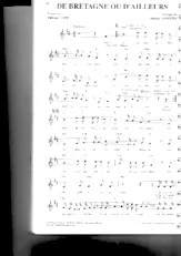 descargar la partitura para acordeón De Bretagne ou d'ailleurs en formato PDF