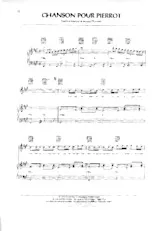 scarica la spartito per fisarmonica Chanson pour Pierrot in formato PDF