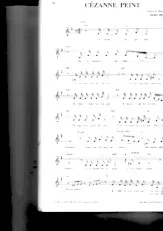 download the accordion score Cézanne peint in PDF format