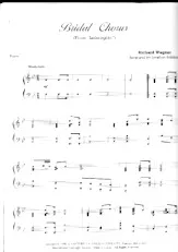 télécharger la partition d'accordéon Bridal Chorus (Lohengrin) au format PDF