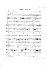 télécharger la partition d'accordéon Amor Amor (Chant : Dalida) (Boléro) au format PDF