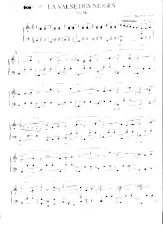 descargar la partitura para acordeón La valse des neiges en formato PDF