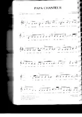 télécharger la partition d'accordéon Papa Chanteur au format PDF