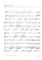 descargar la partitura para acordeón Mon Dieu en formato PDF