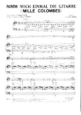 télécharger la partition d'accordéon Nimm noch einmal die Gitarre (Mille Colombes) (Chant : Mireille Mathieu) (Slow) au format PDF