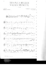 descargar la partitura para acordeón Les plus belles valses musette en formato PDF