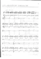 scarica la spartito per fisarmonica Les amants du dimanche (Valse Chantée) in formato PDF