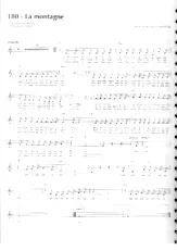 download the accordion score La montagne in PDF format