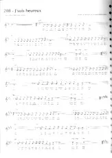download the accordion score J' suis heureux in PDF format