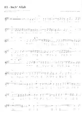 download the accordion score Inch' Allah in PDF format