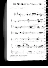 télécharger la partition d'accordéon Du moment qu'on s'aime (Piccolissima Serenata) (Calypso Lent) au format PDF