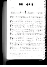 download the accordion score Du gris in PDF format