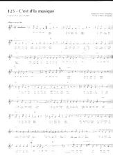 descargar la partitura para acordeón C'est d' la musique en formato PDF